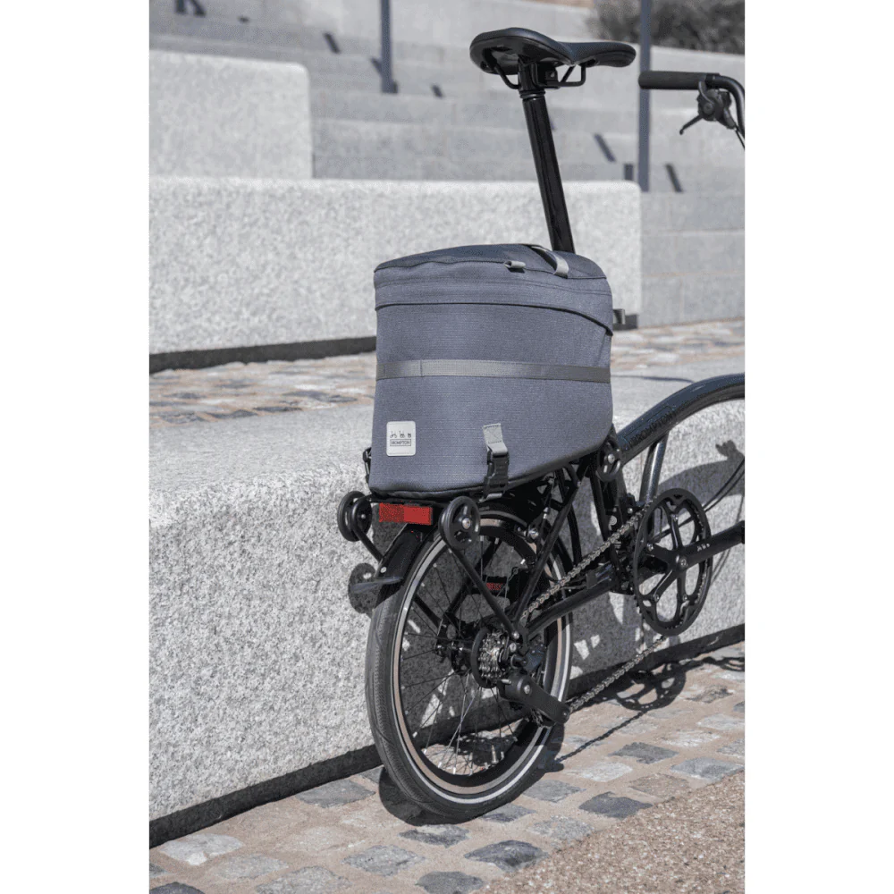 Brompton Borough Roller Rack Bag Dark Grey 14L - Image 3