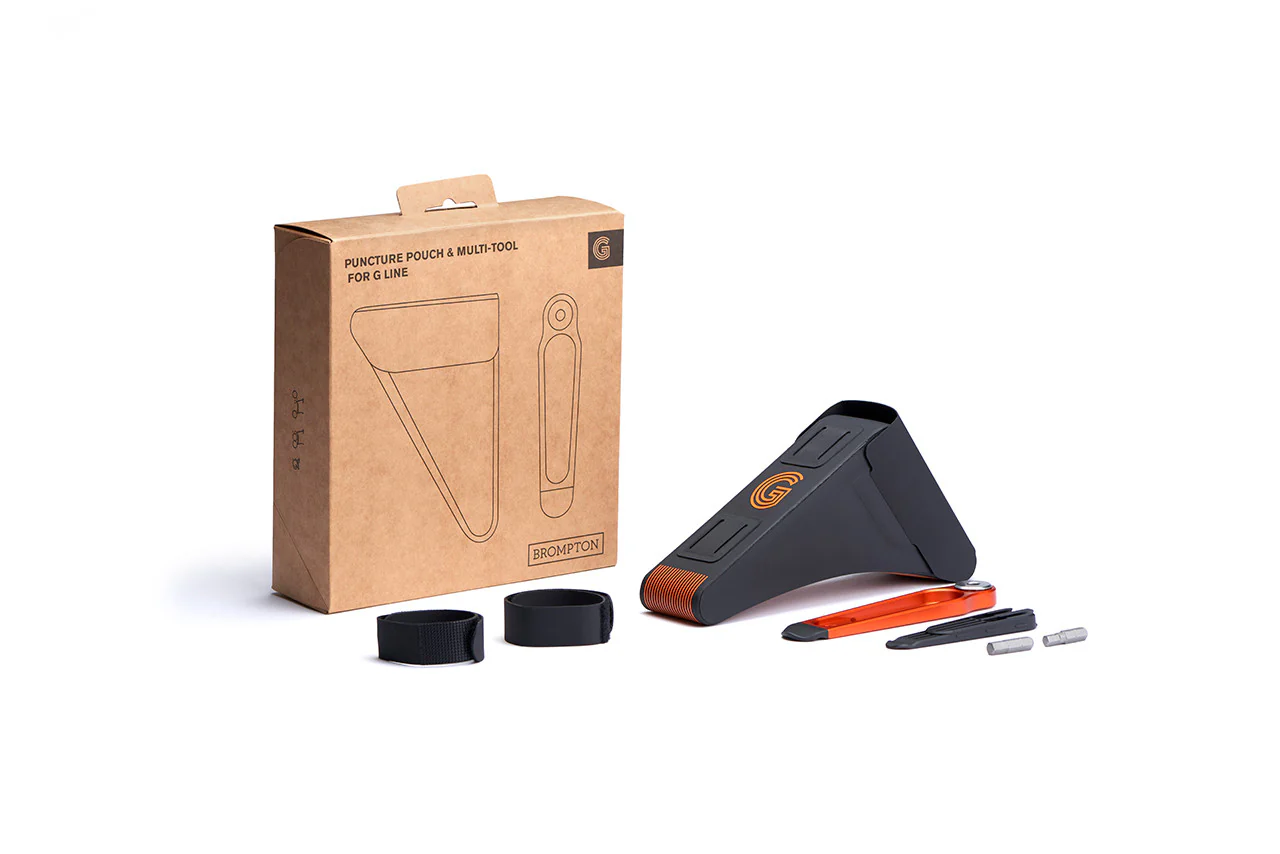 Brompton G line Puncture Pouch & Multi-Tool Bundle (incl front and rear lights) - Image 2