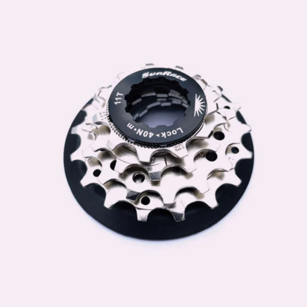 Brompton Sprocket set (4-spd) incl chain guide disc 3/32' 9-spline - 11/13/15/18T