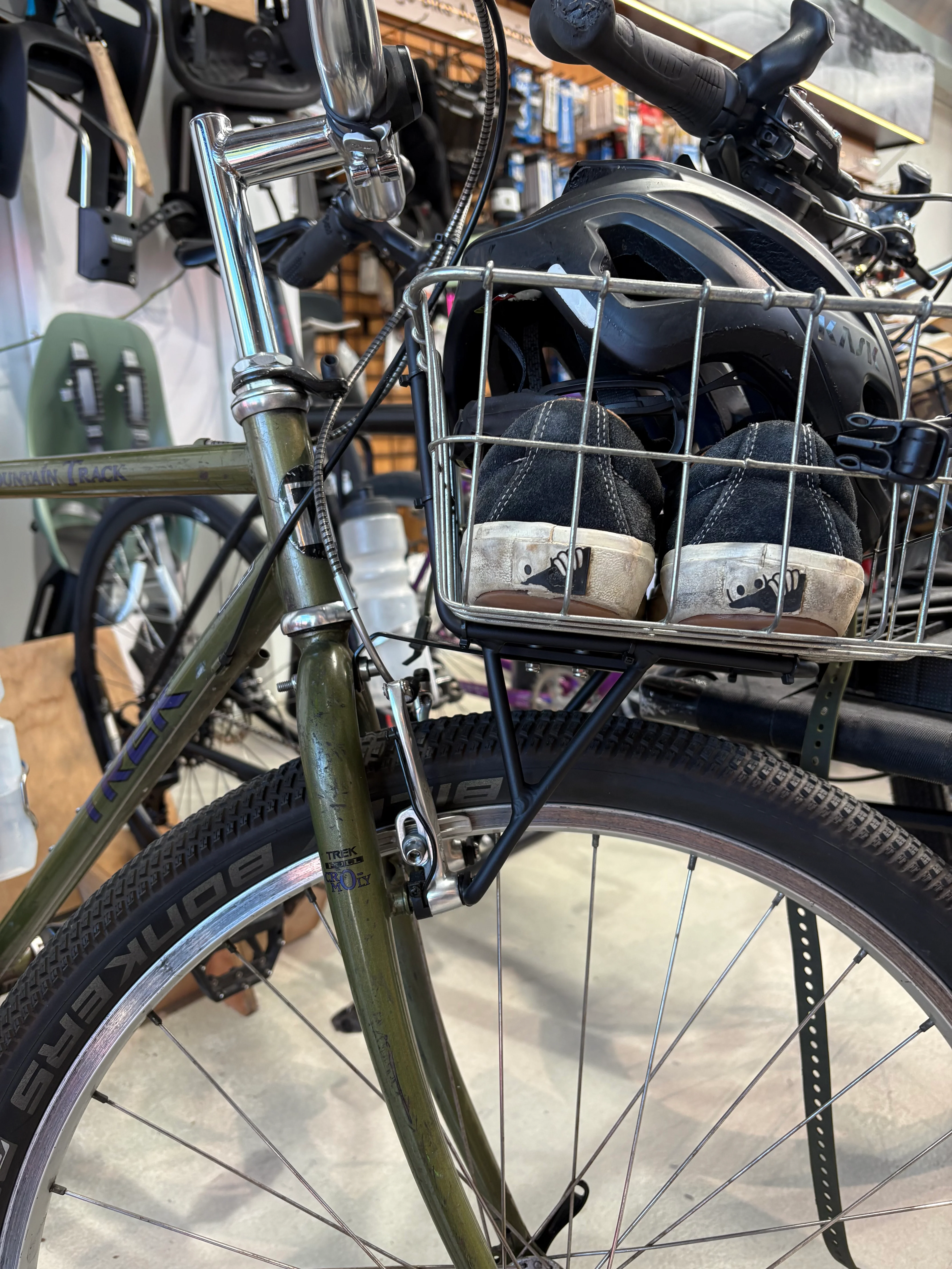 Front Carrier rack , V-Brake Mounted (9kg max) - Image 3