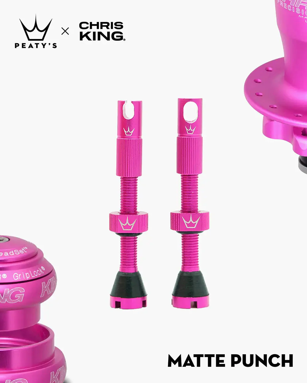 Peatys Chris King Tubeless Valves 42mm (Pair) MK2 - Image 2