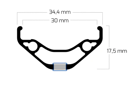 Ryde Disc30 700C Rim (30mm) - Image 2