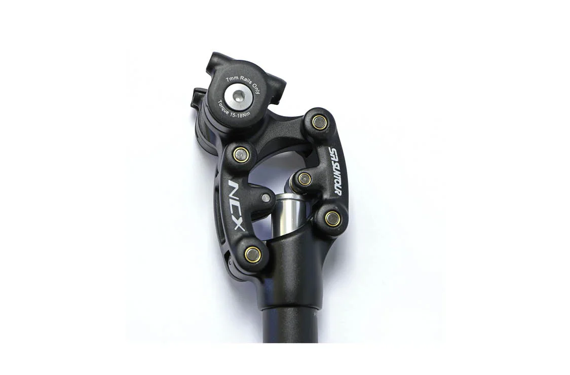 SR Suntour NCX Suspension Seatpost, 350mm BLACK, Medium Spring Fitted