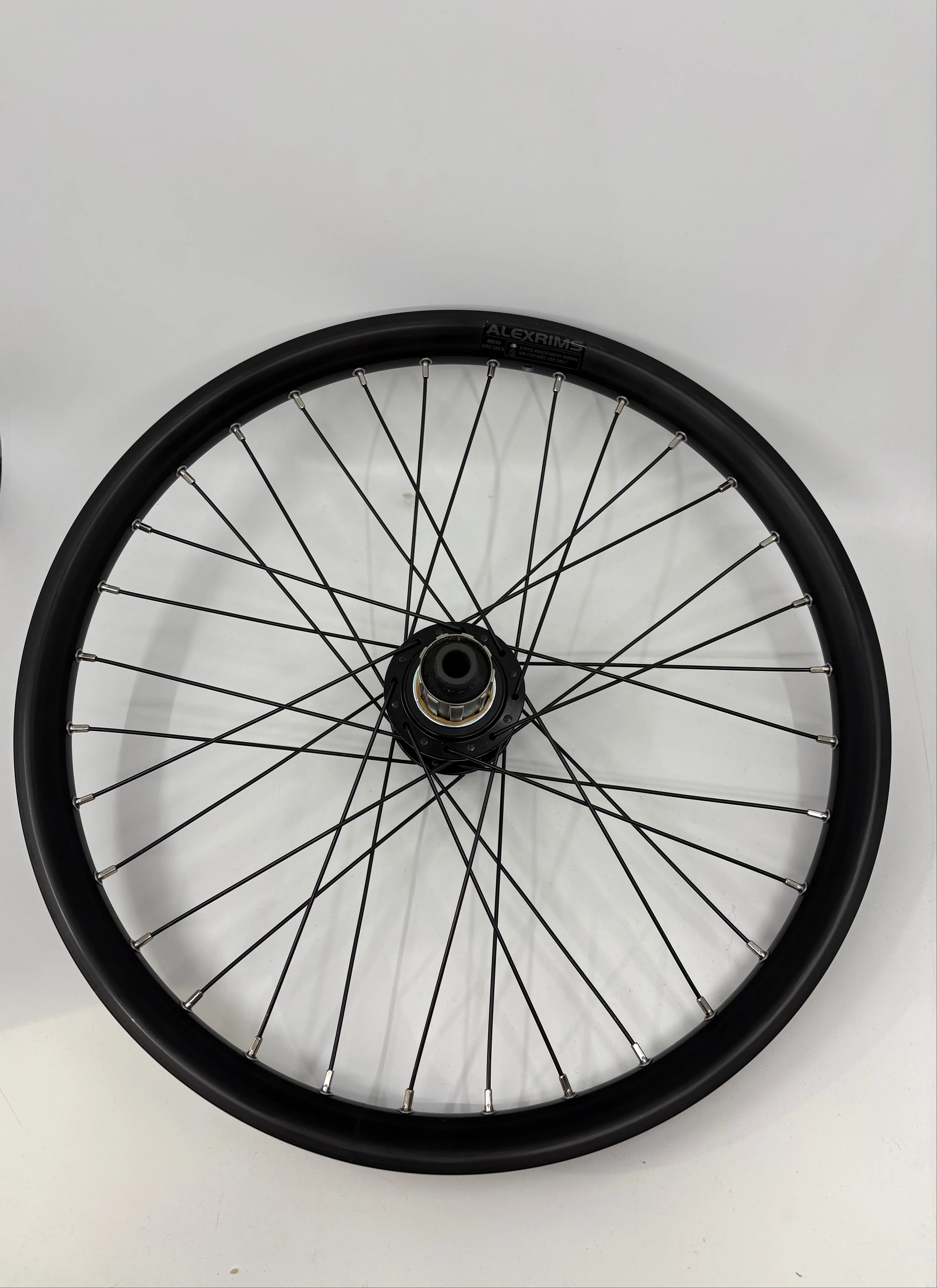 Wheel 20" Rear, 142mm 6 bolt Novatec Sealed Bearing Hub, HG freehub, MD30 Rim